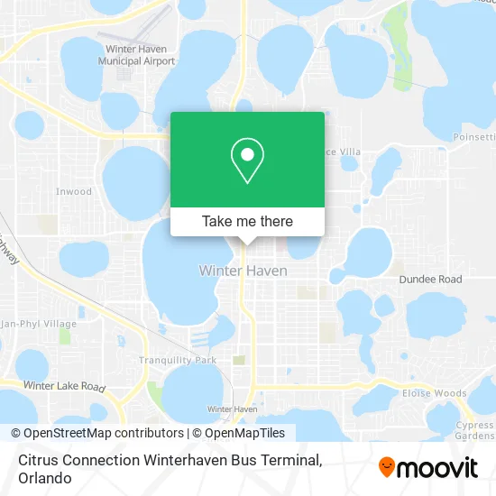 Citrus Connection Winterhaven Bus Terminal map