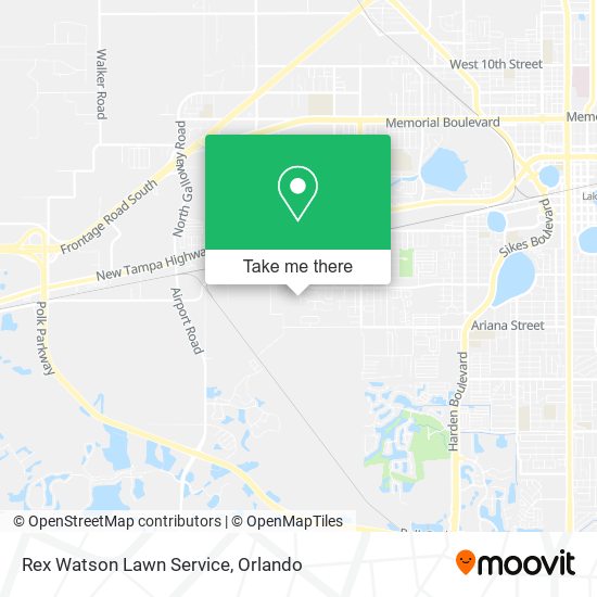 Mapa de Rex Watson Lawn Service