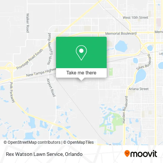 Rex Watson Lawn Service map