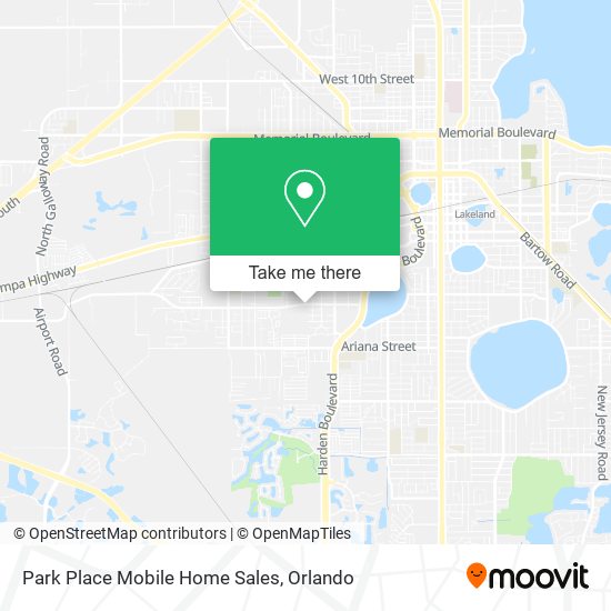 Park Place Mobile Home Sales map