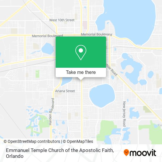 Mapa de Emmanuel Temple Church of the Apostolic Faith