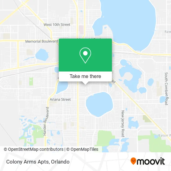 Colony Arms Apts map