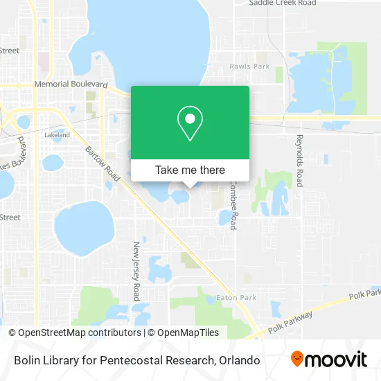 Bolin Library for Pentecostal Research map