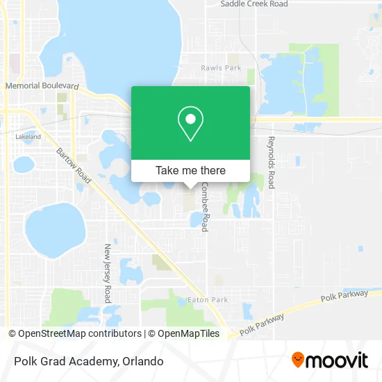 Polk Grad Academy map