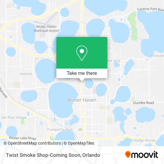 Twist Smoke Shop-Coming Soon map