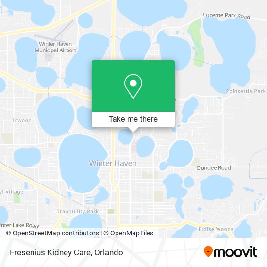 Fresenius Kidney Care map