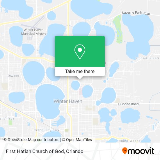 First Hatian Church of God map