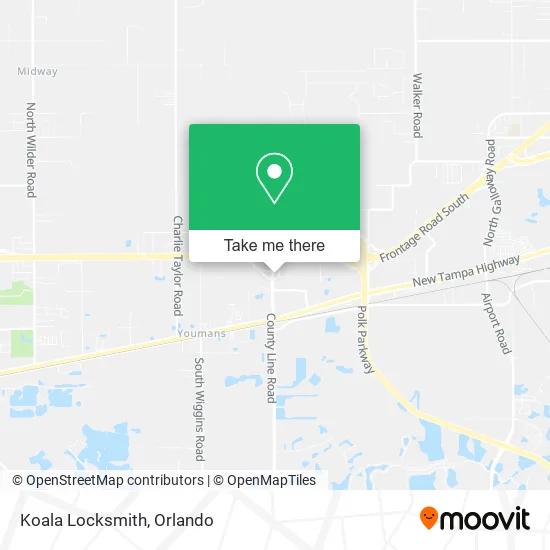 Koala Locksmith map