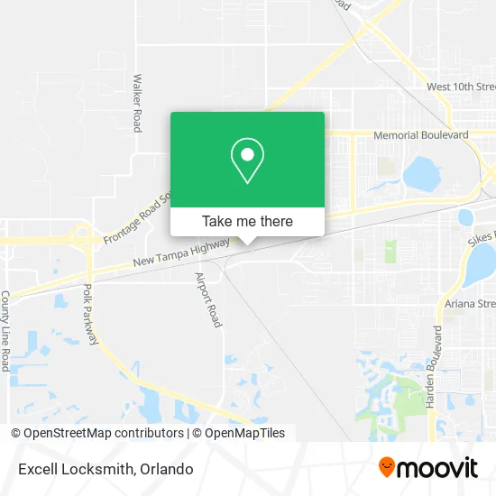 Excell Locksmith map