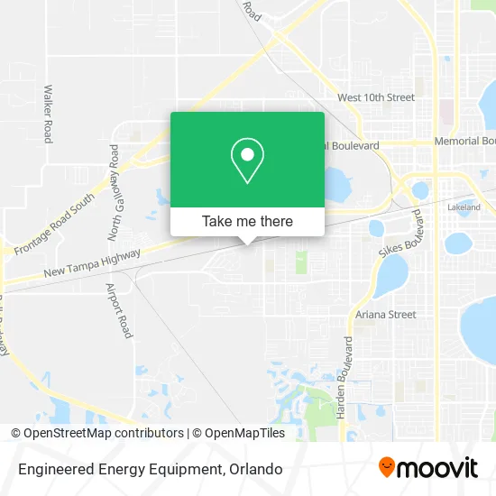 Engineered Energy Equipment map