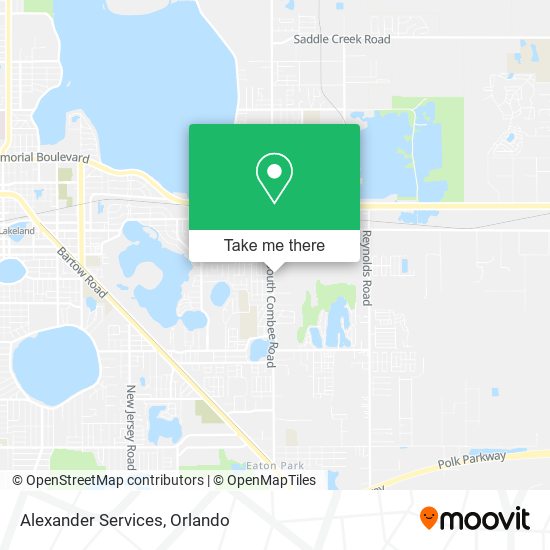 Mapa de Alexander Services