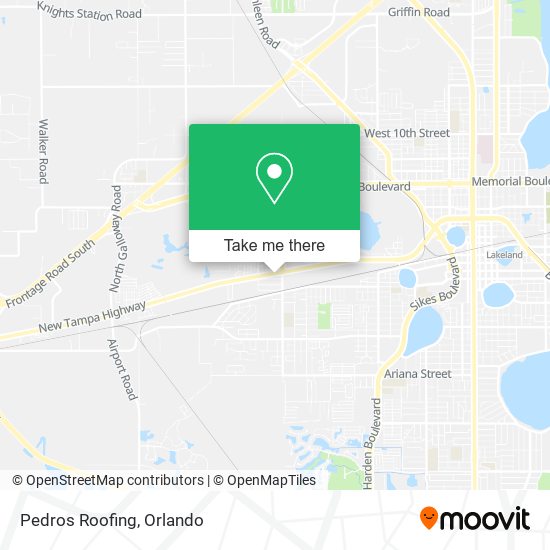 Pedros Roofing map