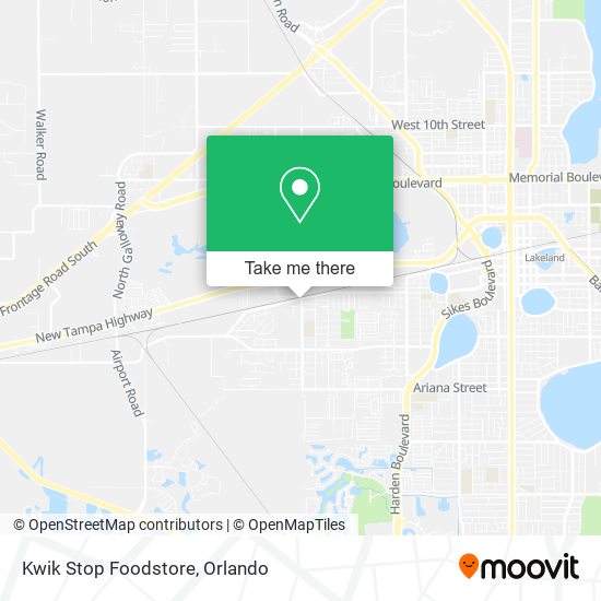 Mapa de Kwik Stop Foodstore