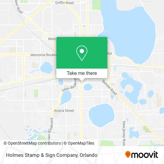 Holmes Stamp & Sign Company map
