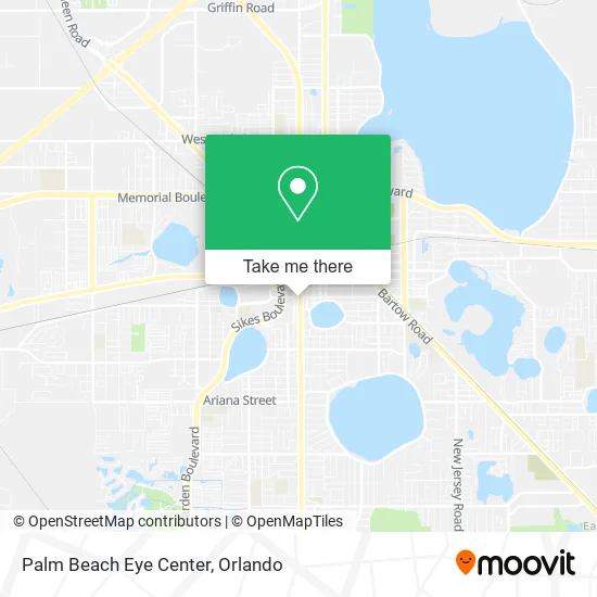 Palm Beach Eye Center map