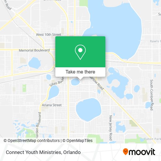 Connect Youth Ministries map