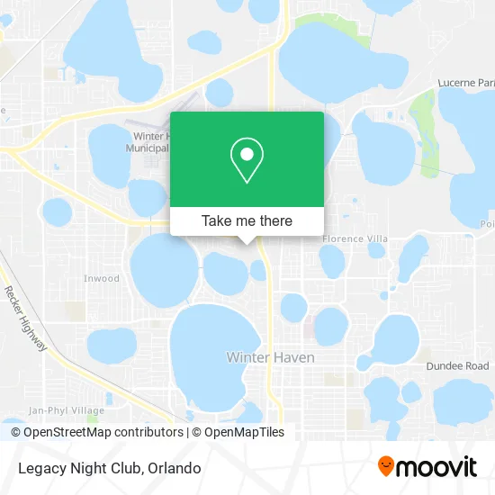 Legacy Night Club map