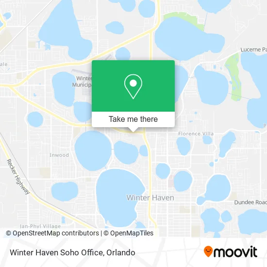 Mapa de Winter Haven Soho Office