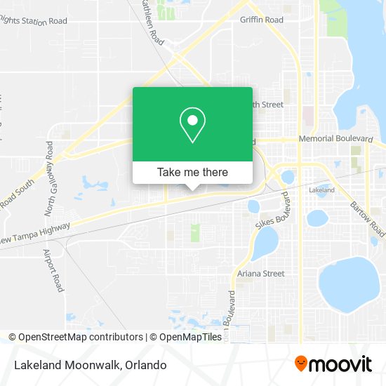 Mapa de Lakeland Moonwalk