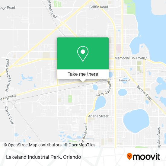 Mapa de Lakeland Industrial Park
