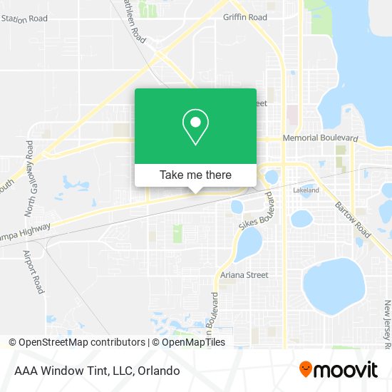 AAA Window Tint, LLC map