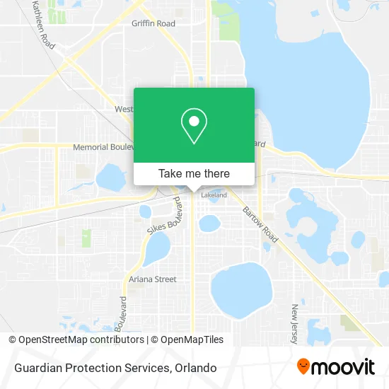 Guardian Protection Services map