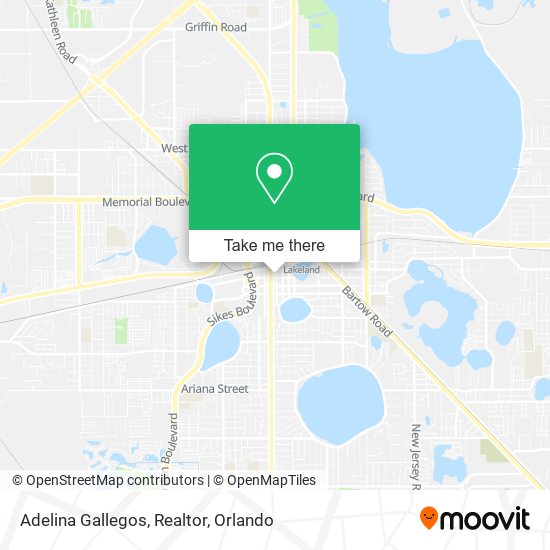 Adelina Gallegos, Realtor map