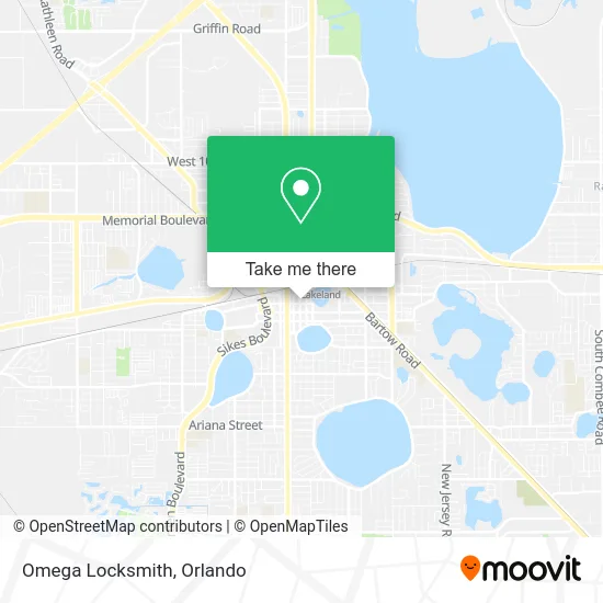 Omega Locksmith map