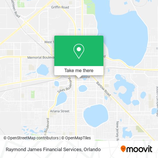 Mapa de Raymond James Financial Services