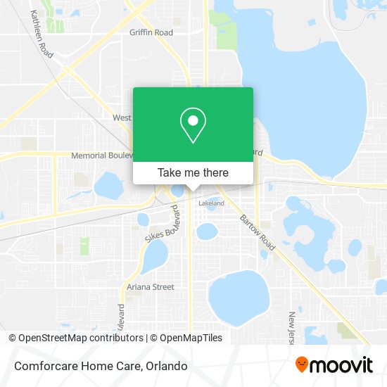 Comforcare Home Care map