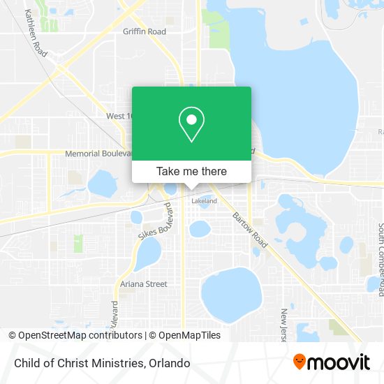 Mapa de Child of Christ Ministries