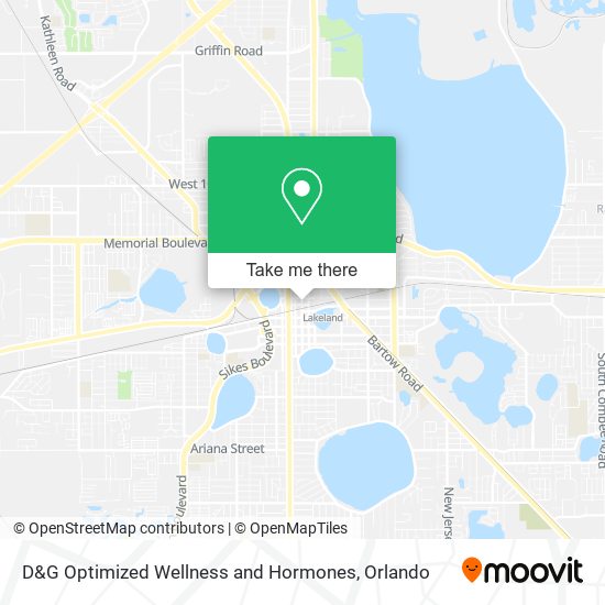 D&G Optimized Wellness and Hormones map