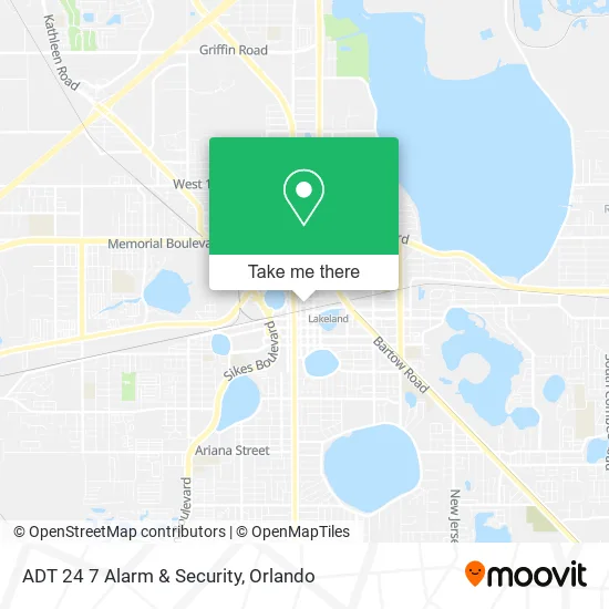 ADT 24 7 Alarm & Security map
