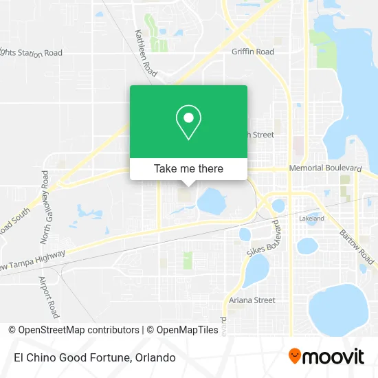 El Chino Good Fortune map