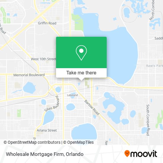 Wholesale Mortgage Firm map