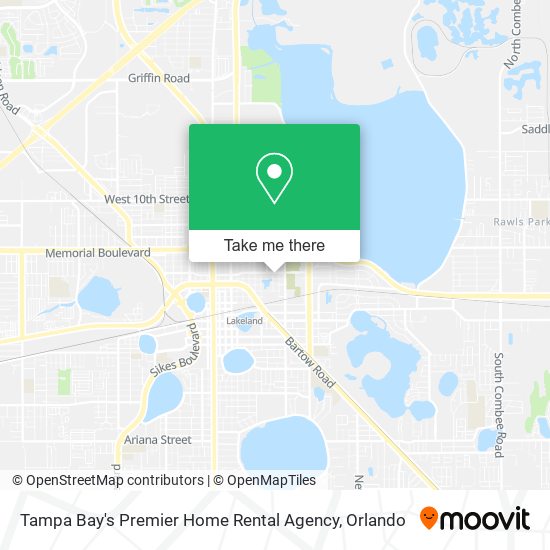 Mapa de Tampa Bay's Premier Home Rental Agency