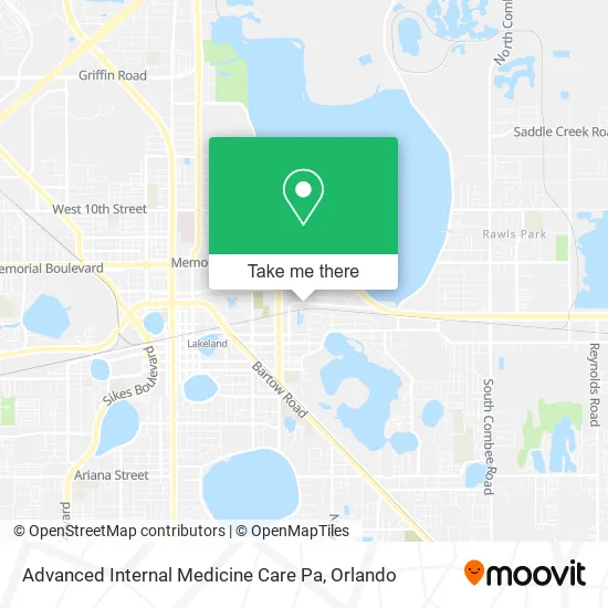 Advanced Internal Medicine Care Pa map