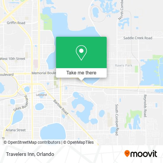 Mapa de Travelers Inn