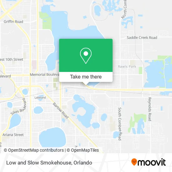 Low and Slow Smokehouse map