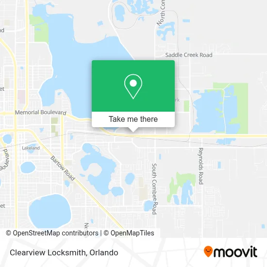Clearview Locksmith map