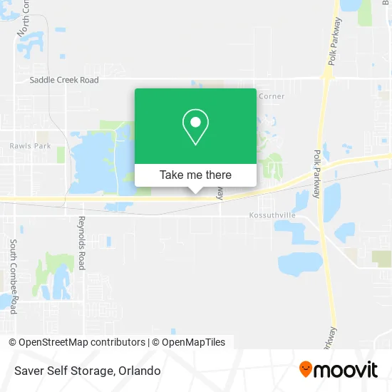 Saver Self Storage map