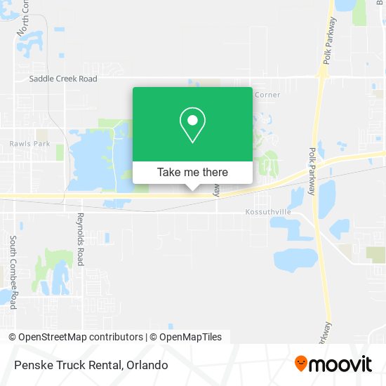 Penske Truck Rental map