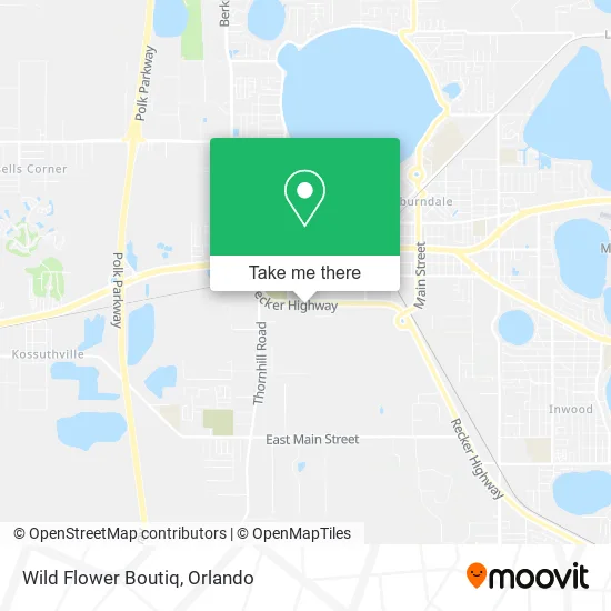 Wild Flower Boutiq map