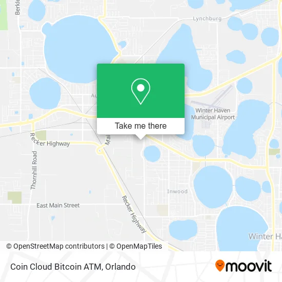 Coin Cloud Bitcoin ATM map