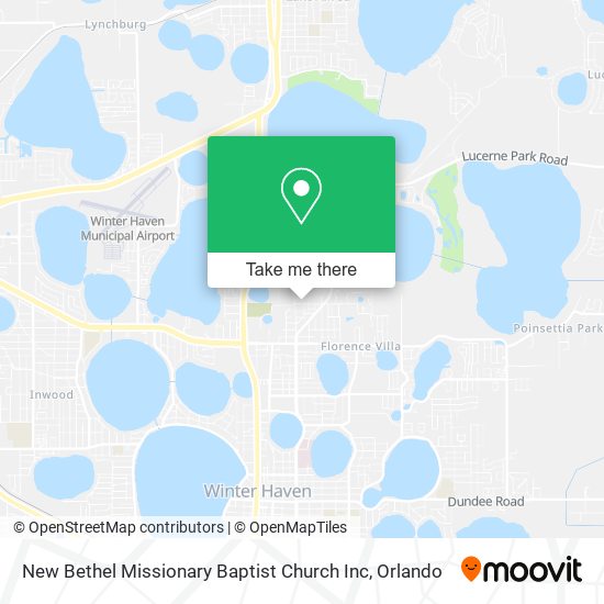 Mapa de New Bethel Missionary Baptist Church Inc