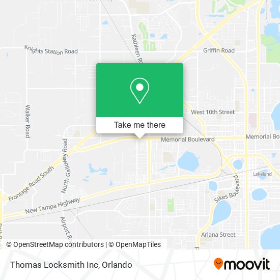 Mapa de Thomas Locksmith Inc