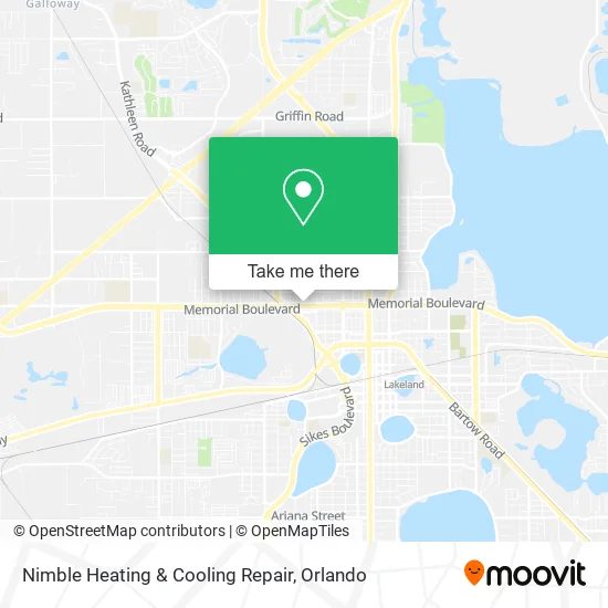 Nimble Heating & Cooling Repair map