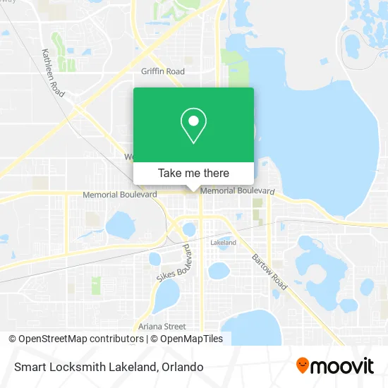 Smart Locksmith Lakeland map