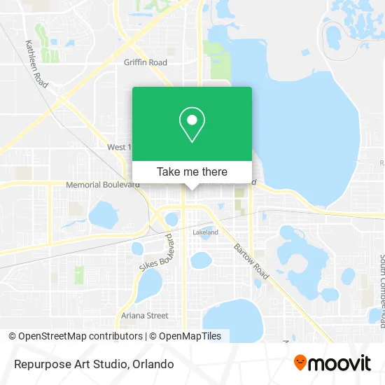 Repurpose Art Studio map