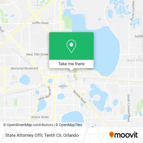 State Attorney Offc Tenth Cir map